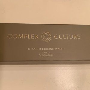 complex culture titanium curling wand 25mm